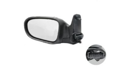 Oglinda exterioara Ford Galaxy 1998-04.2006 partea stanga View Max cu 12 pini, crom convex carcasa neagra reglare electrica cu incalzire 3241514M