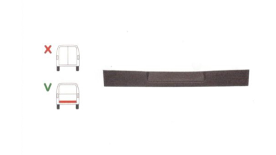 Segment reparatie haion spate Ford Transit 1986-2000 Partea Centru, Spate, inferior , hayon spate