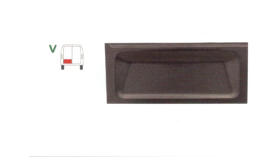 Panou reparatie usa Ford TRANSIT (VE6/VE83/VE64), 10.1985-09.1994 Model cu 2 usi spate, partea stanga, parte inferioara , usa spate; 385 mm, 