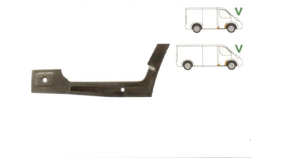 Prag Interior Ford Transit (Ve64) 1992-2000, partea Dreapta, sub usa fata, sub prag, intaritura prag, prag din metal