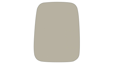 Geam oglinda Ford Transit (Ve6/ Ve64) 1985-1995, Stanga=Dreapta, Crom, Fara incalzire, Convex, pentru oglinzi scurt/lungi 195x140mm