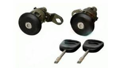 Set yale inchidere Ford Transit (Ve83), 1995-07.2000, cu chei, cu 2 usi cilindru de blocare, fata, stanga/dreapta, 95VBV21990/91 B,