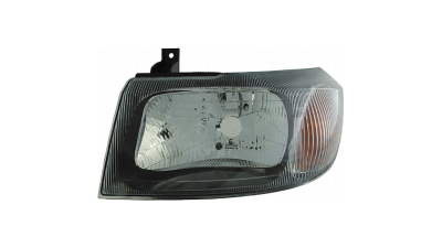 Far Ford Transit 01.2002-04.2006, partea Stanga, electric, tip bec H4, cu motoras, reflector negru, Best Auto Vest