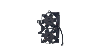GMV radiator electroventilator Ford Transit, 1994-2000, Motorizare 2, 0; 2, 5 Di; 2, 5 Td;, tip climatizare cu AC, dimensiune 2x170mm, plastic, Aftermarket