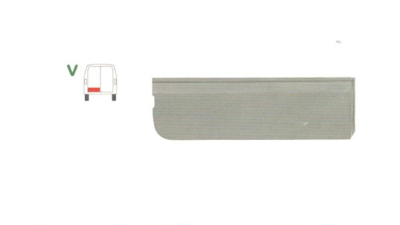 Panou reparatie usa Ford TRANSIT (V184/5), 05.2000-04.2006; Transit/Tourneo (V347/8) 05.2006-04.2013 Model cu 2 usi spate, partea stanga, inferior usa spate, inaltimea 25 cm, 