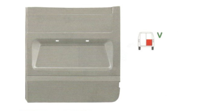 Panou reparatie usa Ford TRANSIT (V184/5), 05.2000-04.2006; Transit/Tourneo (V347/8) 05.2006-04.2013 Model cu 2 usi spate, partea dreapta, pana la geam , usa spate, 