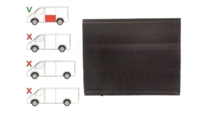 Panou reparatie lateral Ford TRANSIT (V184/5), 05.00-04.06, TRANSIT/TOURNEO (V347/8), 05.06-04.13 Partea Stanga, Lateral, lungime 1187 mm ,inaltime 970 mm, Model Scurt