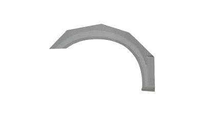 Segment reparatie aripa spate Ford Transit, 05.2000-04.2006, parte montare Segment reparatie aripa spate dreapta, 32478477, Aftermarket