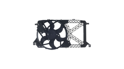 GMV radiator electroventilator Ford Transit, 2006-2014, Motorizare 2, 2 Tdci 62/81/85/96/103kw Diesel, dimensiune 382mm, 3 pini, cu modul electric controlmm, 103KW/140HP