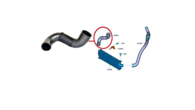 Furtun intercooler, supraalimentare Ford Transit 2006-2014, diametru 53/63 mm, cauciuc, BestAutoVest 3248PT-4