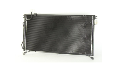 Condensator climatizare Ford Maverick, 02.1993-04.1998, motor 2.7 TD, 73kw/92 kw diesel, cutie manuala/automata, full aluminiu brazat, 680 (645)x370 (345)x16 mm, fara filtru uscator