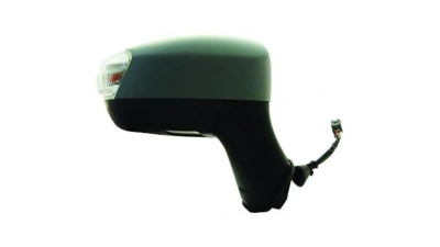 Oglinda exterioara Ford Kuga (Dm2) 03.2008-03.2013 partea stanga crom asferica carcasa prevopsita grunduita reglare electrica cu incalzire pliabila, cu lampa perimetru, 8 pini