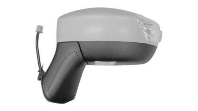 Oglinda exterioara Ford Kuga (Dm2) 03.2008-03.2013 partea dreapta, cu semnalizare, cu l-pa perimetru, asferica carcasa prevopsita grunduita reglare electrica cu incalzire, mufa cu 8 gauri/ 7 pini