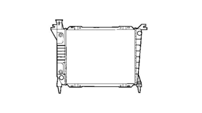 Radiator racire Ford Aerostar, 09.1985-1996, Motorizare 2, 8 V6 96kw; 3, 0 V6 108kw Benzina, tip climatizare cu/fara AC, cutie M/A, dimensiune 570x449x26mm, Cu lipire fagure prin brazare, Aftermarket