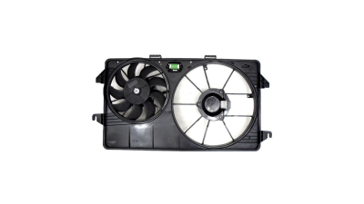 GMV radiator electroventilator Ford Transit Connect (C170), 2002-2013, Motorizare 1, 8 Td 55kw; 1, 8 Tdci 66/81kw; 2, 0 100kw Diesel/Benzina, tip climatizare cu AC, cutie Manuala, dimensiune 200/80W; 380/275mm, plastic, Aftermarket