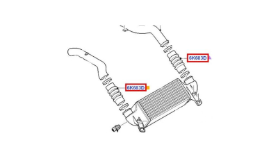 Furtun intercooler, supraalimentare Ford Transit Connect 2002-2006, Transit Connect 2006-2013, diametru 50/50 mm, silicon, BestAutoVest 3256PT-1