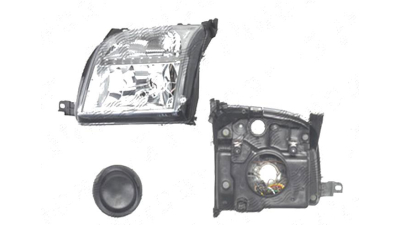 Far Ford Fusion (Jus), 08.2002-09.2005, fata, Stanga, fara carcasa becuri; H4+PY21W+W5W; electric; cu motor; DEPO