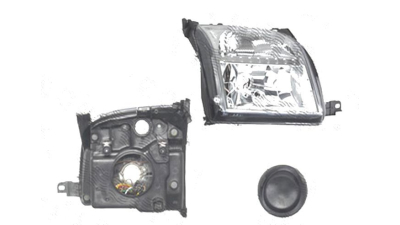Far Ford Fusion (Jus), 08.2002-09.2005, fata, Dreapta, fara carcasa becuri; H4+PY21W+W5W; electric; cu motor; DEPO