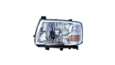 Far FORD RANGER, 11.2006-03.2009, DEPO, fata, partea stanga, tip bec H4+PY21W+W5W; manual;