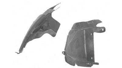 Carenaj roata Ford Explorer (USA), 01.2005-12.2010, partea Stanga, Fata, 6L2Z16185AA, 3272FL1T polietilena