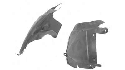 Carenaj roata Ford Explorer (USA), 01.2005-12.2010, partea Dreapta, Fata, 6L2Z16184AA, 3272FP1T polietilena