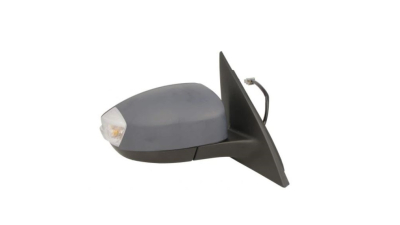 Oglinda usa exterioara FORD GALAXY (WA6), 05.2006-12.2015, Exceptand Ghia, SRL, partea dreapta, reglare electrica; grunduit; incalzit; sticla convexa; geam cromat; 12 gauri / 7 pini; cu semnalizare; cu foot lamp