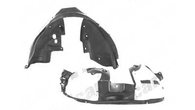 Carenaj aripa interioara, aparatori noroi Ford Edge, 2011-10.2014, fata, Stanga, 2.0, 3.5, 3.7, polipropilena (PP/PPE); cu spuma antizgomot