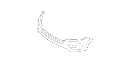 Bara fata Ford Explorer (U502), 01.2015-, cu gauri pentru Senzori de parcare (PDC); grunduit, Aftermarket