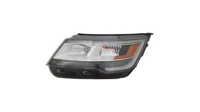 Far FORD EXPLORER (U502), 01.2015-, partea Stanga, TYC, Tip=USA; tip bec HB3+LED+PY27/7W; manual; argintiu; halogen