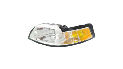 Far FORD MUSTANG (SN-95), 10.1998-2000, partea stanga, TYC, Tip=USA; HB5+PY27/7W; manual; argintiu; Omologare: SAE; halogen