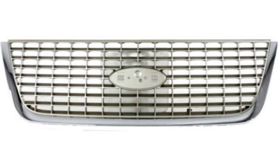 Grila radiator Ford Expedition, 11.2002-10.2006, crom/gri, 2L1Z8200BAA, 328505-2 Model EDDIE
