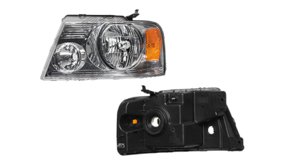 Far Ford F-Series F150 / F250 , 09.2003-10.2008, Alb, Tip bec H13 , omologare SAE, 7L3Z 13008 FA, Dreapta