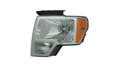 Far FORD F-SERIES, 11.2008-11.2014, partea stanga, TYC, Tip=USA; H13+PY27/7W+W5W; manual; argintiu; cu prize bec; Omologare: SAE; halogen, model F150
