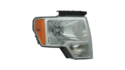 Far FORD F-SERIES, 11.2008-11.2014, partea dreapta, TYC, Tip=USA; H13+PY27/7W+W5W; manual; argintiu; cu prize bec; Omologare: SAE; halogen, model F150