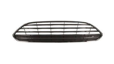Grila masca radiator Ford Fiesta (Ja8), 01.2013-12.2017, Fata, cromat/negru; cu ornamente cromate, Aftermarket