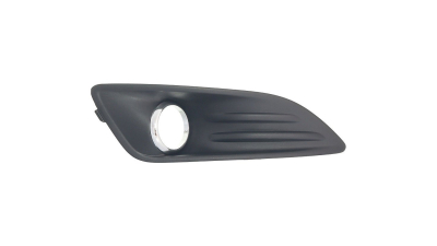 Grila bara fata Ford Fiesta (Ja8), 01.2013-12.2017, partea Dreapta, 1820620 cu locas pentru proiectoare, cu ornament cromat, texturat