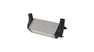 Intercooler Ford Fiesta (JA8), 10.2012-2017, motor 1.0 Ecoboost, benzina, cutie manuala, cu/fara AC, aluminiu brazat/plastic, 300x147x80 mm, SRLine, 