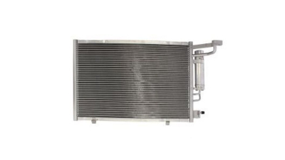 Condensator climatizare Ford Fiesta (JA8), 09.2012-02.2013, motor 1.4, 71 kw benzina, cutie manuala/automata, full aluminiu brazat, 570(520)x382(352)x16 mm, cu uscator filtrat