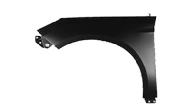 Aripa fata Ford Focus 3, 12.2010-11.2014, partea Stanga, fara gaura pentru semnalizare, 1729701, 32C101