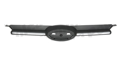Grila radiator Ford Focus 3, 12.2010-11.2014, grunduit, 32C105-1 cu ornament cromat