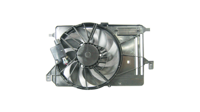 GMV radiator electroventilator Ford C-Max / C-Max Grand, 2011- (Motorizare 1, 6 Tdci 70/85kw), Ford Focus, 2011- (Motorizare 1, 5 Tdci 70/77/88kw; 1, 6 Tdci 70/77/85kw) Diesel, dimensiune 395mm, cu modul, cu 3 pini, Aftermarket
