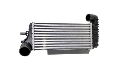 Intercooler Ford Focus III, 04.2013-2018, Tourneo Connect, 04.2013-, motor 1.6 TDCI, diesel, cutie manuala, cu/fara AC, aluminiu brazat/plastic, 335x158x63 mm, Behr/Hella, 