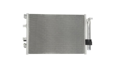 Condensator climatizare Ford C-Max/C-Max Grand, 02.2012-03.2015, motor 1.6, 88 kw benzina, cutie manuala, full aluminiu brazat, 595(550)x400(380)x16 mm, cu uscator filtrat