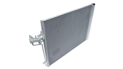Condensator climatizare Ford Focus/Focus ST, 07.2013-2018, motor 2.0 Ecoboost, 184 kw benzina, cutie manuala, full aluminiu brazat, 630(590)x465(445)x16 mm, cu uscator si filtru integrat
