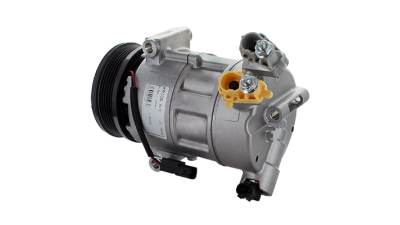 Compresor aer conditionat Ford Focus III, 2011-2018, C-Max/C-Max Grand, 2011-, Tourneo Connect, 2013-, motorizare 1.0 Ecoboost, benzina, rola curea 110 mm, 6 caneluri, Visteon tip: VS16