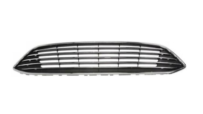 Grila masca radiator Ford Focus 3, 10.2014-08.2018, Fata, orizontal; cromat/negru, Aftermarket