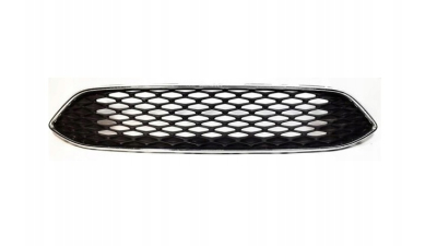 Grila radiator, masca fata Ford Focus Iii, 10.2014-, parte montare centrala, cu rama cromata, negru, tip fagure, 32C2052R, Aftermarket