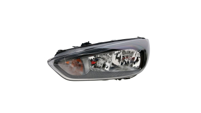 Far Ford Focus III, 10.2014-, partea Stanga, electric, tip bec H1+H7, negru, Varroc