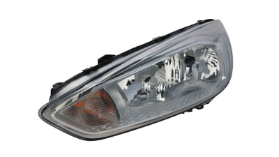 Far Ford Focus 3, 10.2014-08.2018, partea Stanga, H1+H7+PY21W+W5W; electric; argintiu; cu motor, TYC