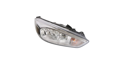 Far Ford Focus III, 10.2014-, partea Dreapta, electric, cu lumini de zi pe LED, tip bec H1+H7, silver, Varroc